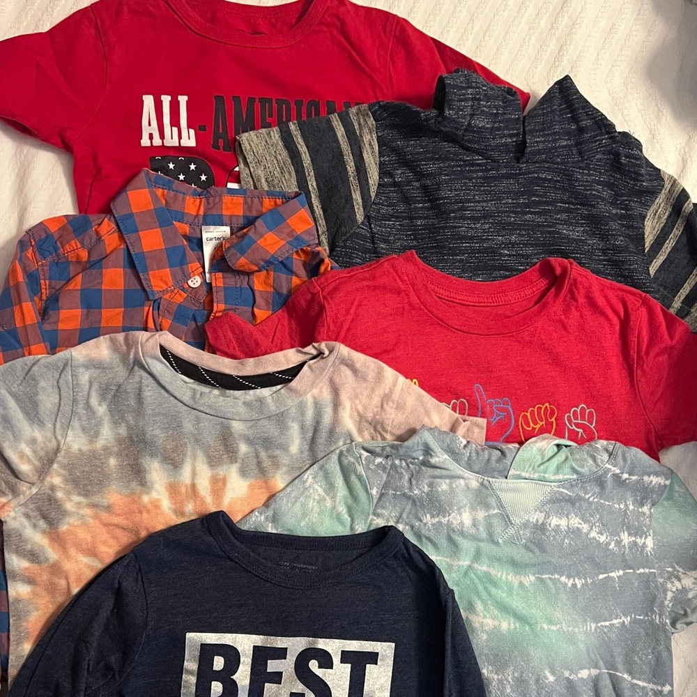 Set of 7 Kids T-Shirts/Long Sleeves